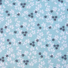 Algodón estampado NAHO Nilo / Azul marino